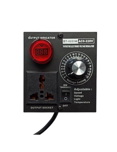 Регулятор напряжения (диммер) с индикатором 4кВт, 220В