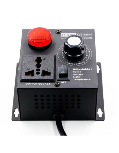 Регулятор напряжения (диммер) с индикатором 4кВт, 220В
