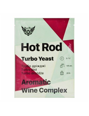 Турбо-дріжджі Hot Rod Aromatic Wine Complex  на 25 літрів