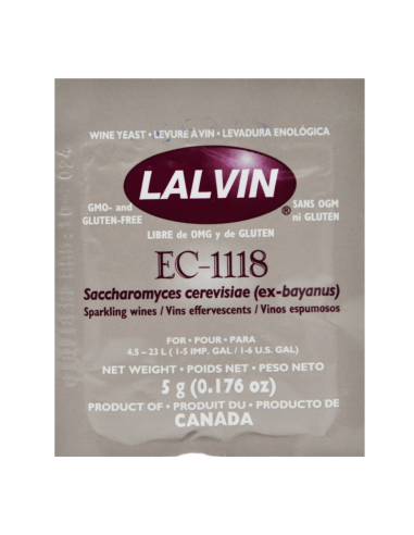Дрожжи винные Lalvin EC-1118, 5 г