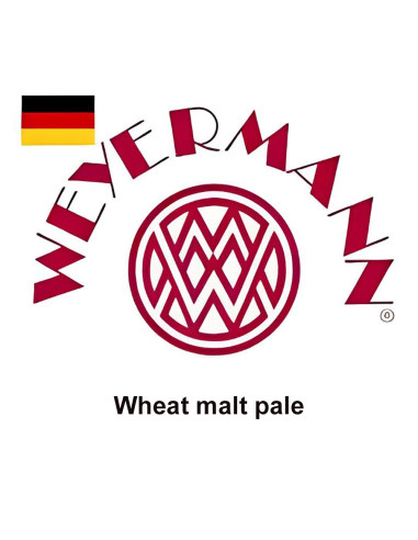 Солод пивоварний пшеничний Wheat malt pale (Weizenmalz hell), EBC 3-5, 1кг
