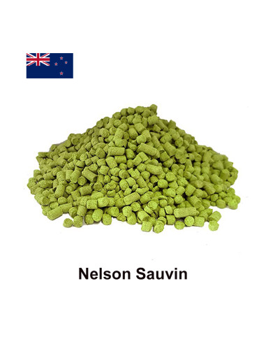 Хмель Нельсон Совиньон (Nelson Sauvin), α-10,4%.