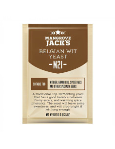 Пивные дрожжи Mangrove Jack's CS Yeast M21 Belgian Wit