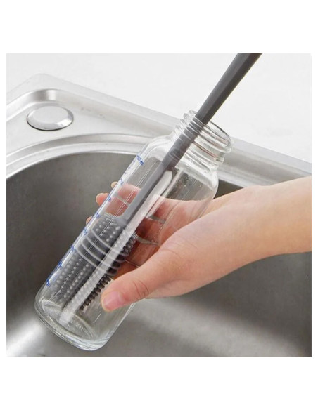 Щітка сіліконова для миття пляшок