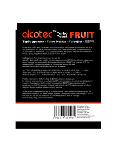 Турбо-дріжджі Alcotec Fruit Turbo, 60 г 2