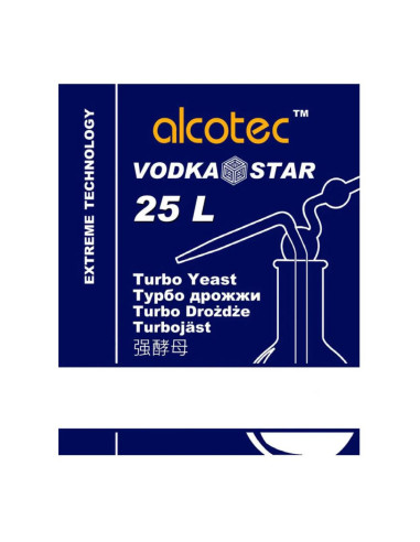 Турбо-дріжджі Alcotec Vodka Star на 25 л