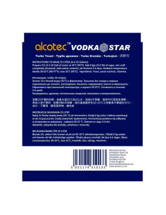 Турбо-дріжджі Alcotec Vodka Star на 25 л 2