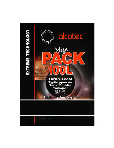 Турбо-дріжджі Alcotec Mega Pack Turbo, 360 г
