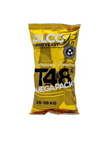 Турбо-дрожжи AlcoPro T48 mega pack (25-36kg), 360 г