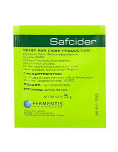 Дріжджі для сидру Fermentis Safсider, 5 г