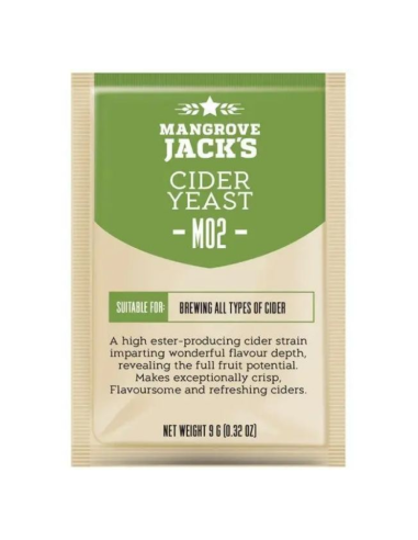 Дрожжи для сидра Mangrove Jack's M02 Cider Yeast, 9 г