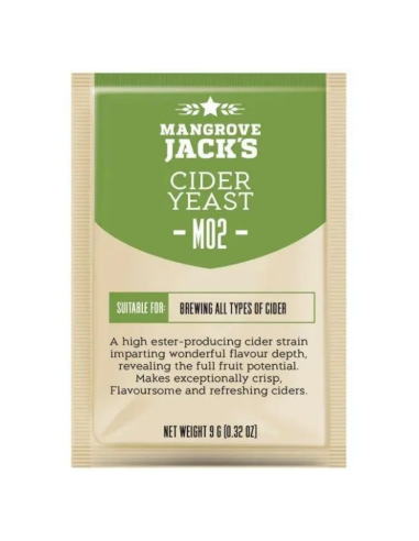 Дріжджі для сидру Mangrove Jack's M02 Cider Yeast, 9 г