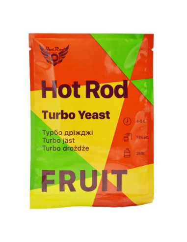Турбо дріжджі Hot Rod Fruit на 25 л, 60 г