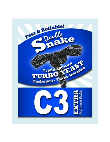 Турбо-дрожжи сухие Double Snake C-3 turbo yeast, 90 г