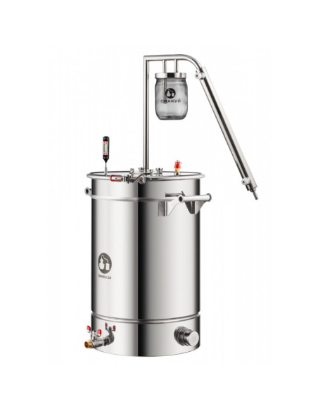 Самогонный аппарат Смакуй Классик на открытом кубе, 37 л