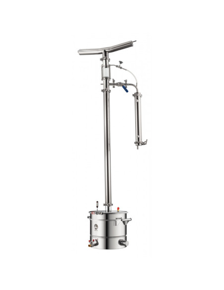 Самогонний апарат Смакуй Прима Тора 2в1 кламп на відкритому кубі, 23 л