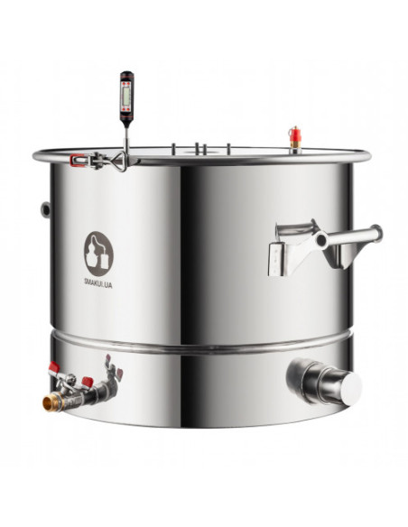 Самогонний апарат Смакуй Прима Тора 2в1 фланець на відкритому кубі, 40л