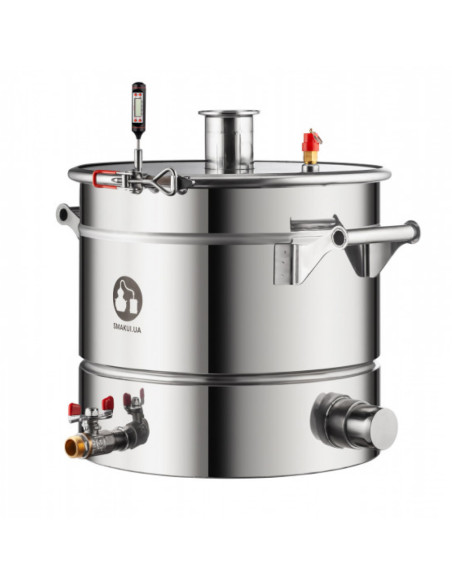 Самогонний апарат Смакуй Прима Тора кламп на відкритому кубі, 23л