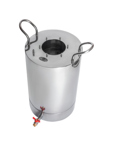 Перегонный куб Смакуй с закрытой крышкой фланец