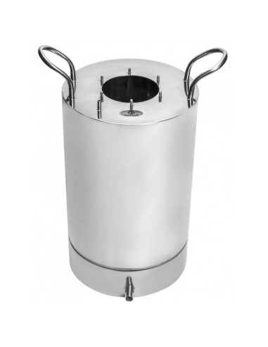 Перегонный куб Смакуй с закрытой крышкой фланец