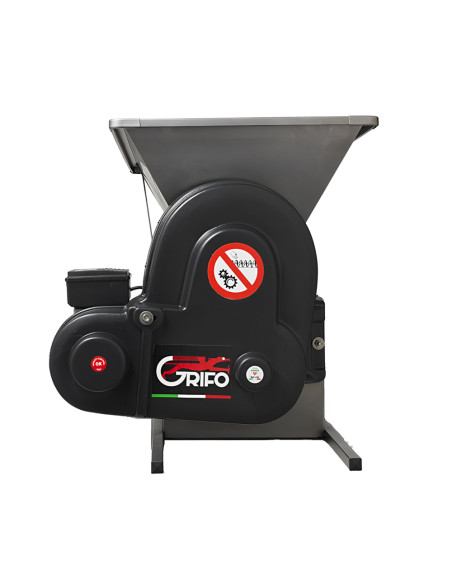 Дробилка винограда Grifo с гребнеотделителем DMCI, электрический двигатель