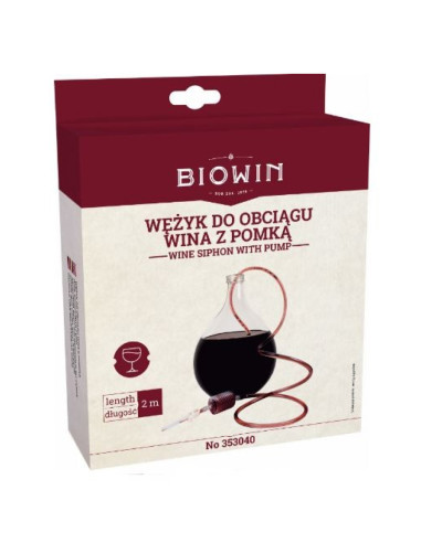 Набір Biowin для переливання вина з помпою