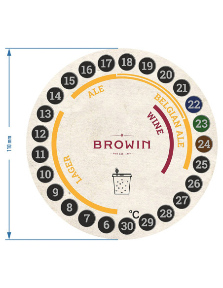 Термометр жидкокристаллический Biowin самоклеящийся