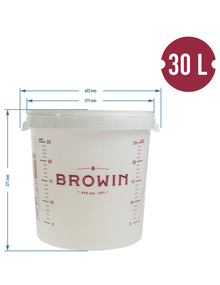 Ємність для бродіння Biowin (пластикова), 30 л