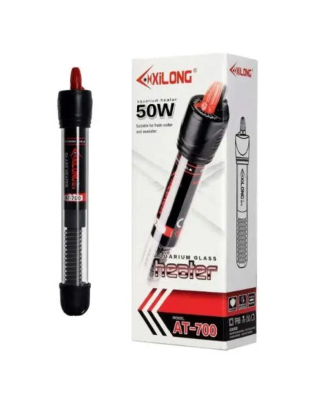 Нагреватель аквариумный с регулятором AT-700, 50 W