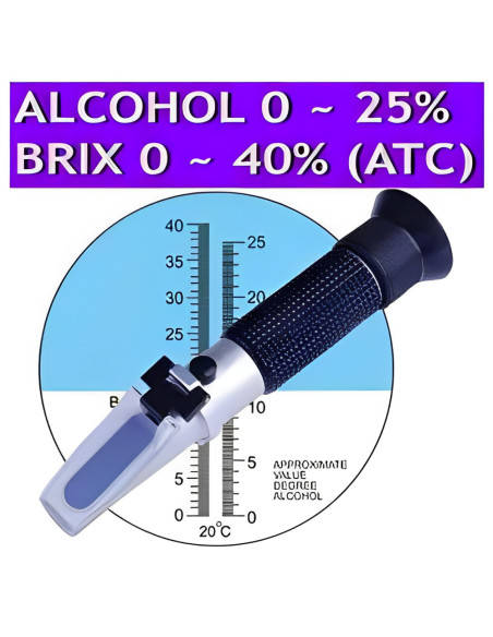 Рефрактометр ATC-40 (0-40) для цукру