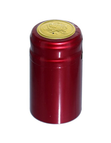 Термоусадочный колпачок 31х55 (бордовый)