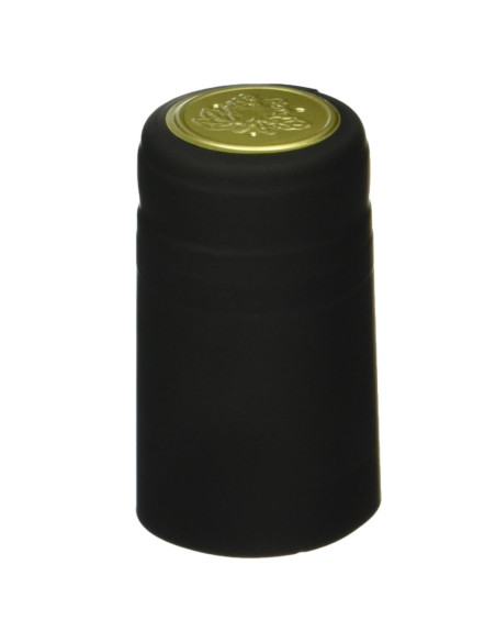 Термоусадочный колпачок 31х55 (черный матовый)