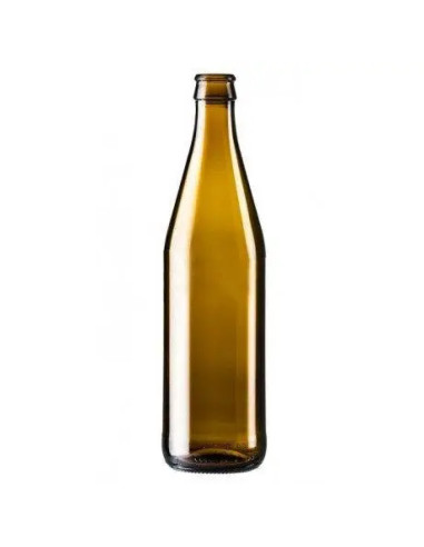 Пивна пляшка під кроненпробку (коричневе скло), 0,5 л