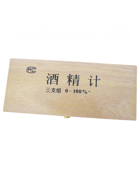 Набор АСП3+термометр 0-50 градусов (Деревянный футляр)