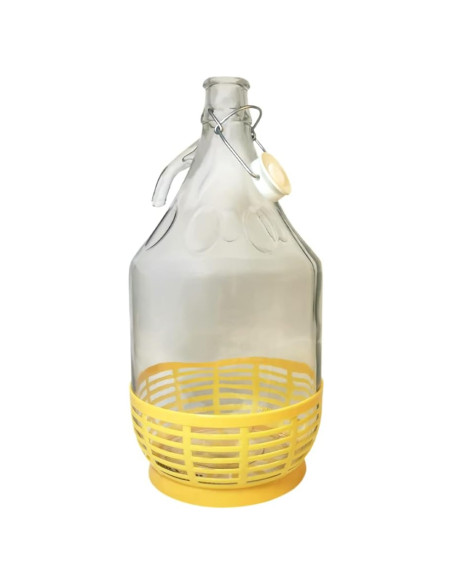 Бутель із ручкою (кришка-затискач), 5 л