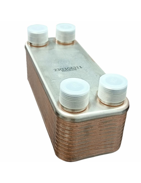 Протиточний охолоджувач сусла Guten Brau на 20 пластин