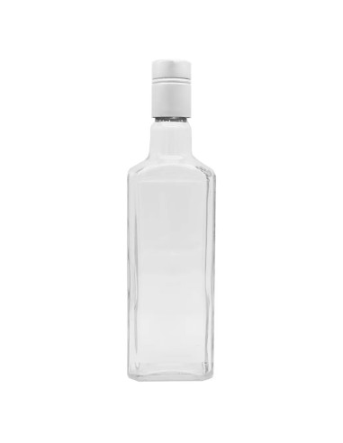 Пляшка скляна Дніпро (з полімерним корком), 0,5 л