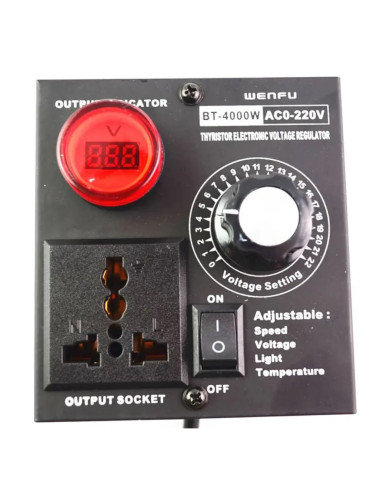 Система нагріву 3кВт (тен + регулятор)