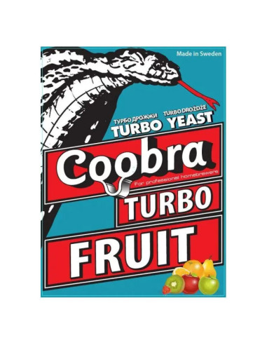 Турбо-дріжджі фруктові Coobra Turbo Fruit, 40 г