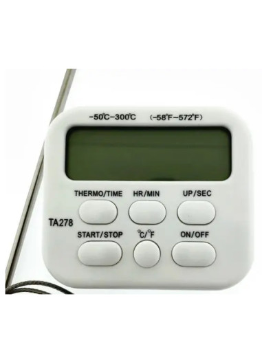 Цифровой термометр с выносным датчиком ТА-278
