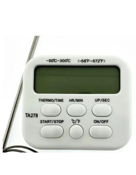 Цифровой термометр с выносным датчиком ТА-278