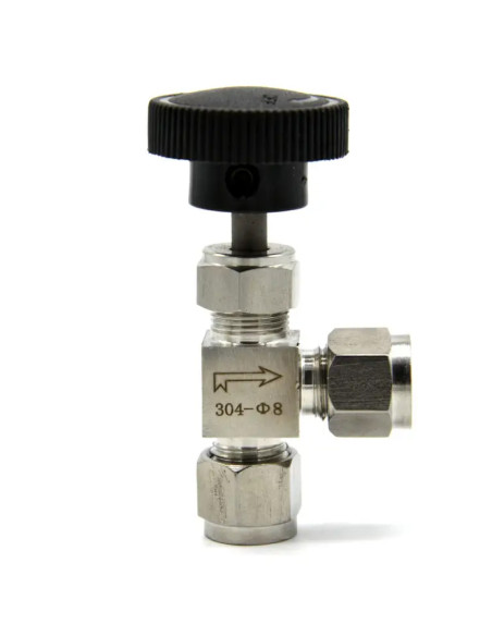 Голчастий кран 8 мм (кутовий)