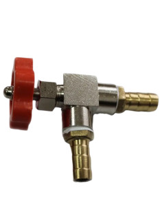 Игольчатый кран 8 мм (угловой)