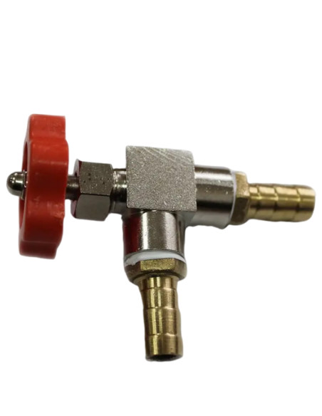 Игольчатый кран 6 мм (угловой)