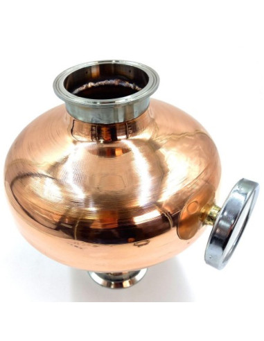 Мідний шолом-аламбік Moonshine 3" з термометром