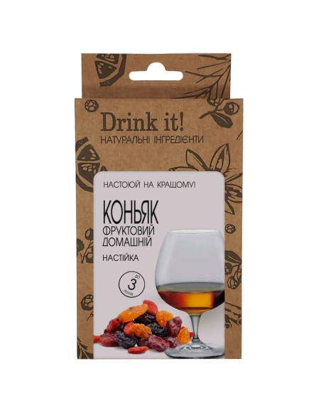 Набор для настаивания Drink it Коньяк домашний фруктовый