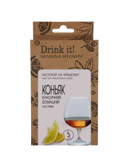 Набір для настоювання Drink it Коньяк класичний домашній
