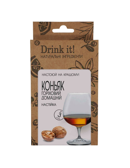 Набор для настаивания Drink it Коньяк ореховый домашний