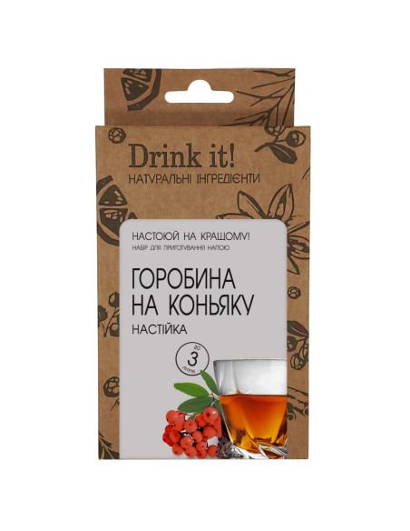 Набір для настоювання Drink it Горобина на коньяку