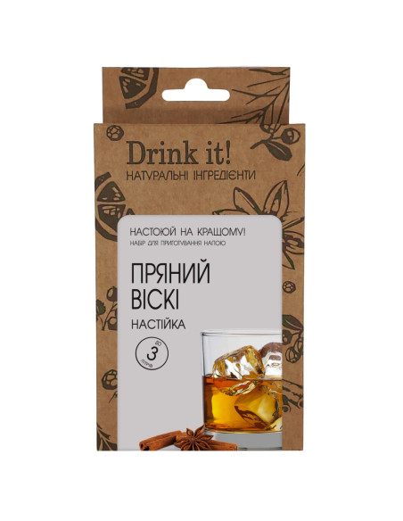 Набор для настаивания Drink it Пряный виски